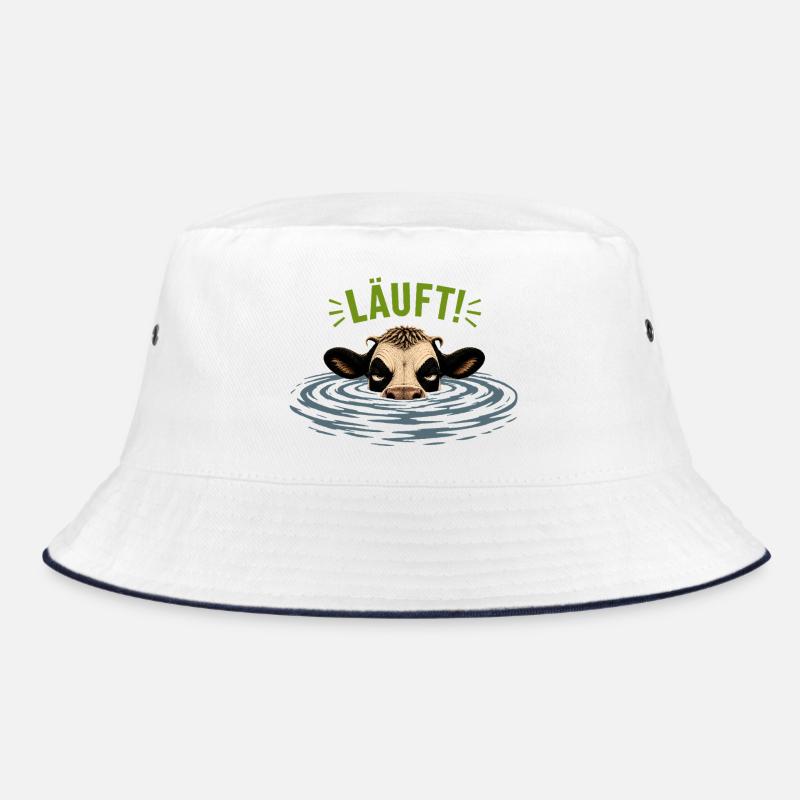 Die genervte Kuh- Motiv LÄUFT Bucket Hat