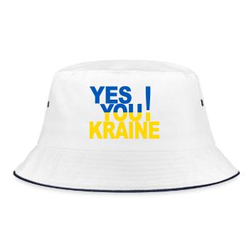 Yes Ukraine! - Bob - blanc/marine - Devant