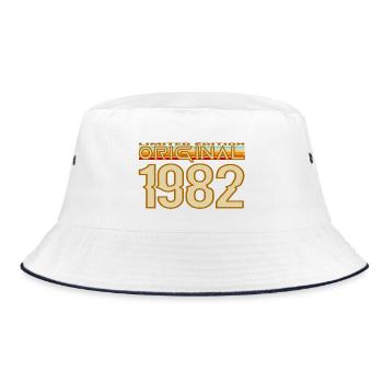 Retro 1982 Original Edition - Bucket Hat - white/navy - Front