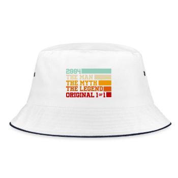 2004 — The Man, the Myth, the Legend - Bucket Hat - white/navy - Front