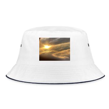 La lumière du soleil sur une mer de nuages - Bob - blanc/marine - Devant