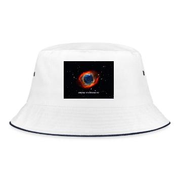 Helixnebel - Bucket Hat - Weiß/Navy - Vorne