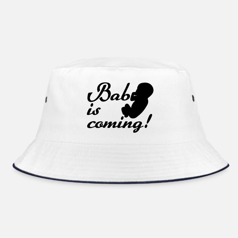 Baby is coming Geburt, Schwangerschaft, Geschenk Bucket Hat