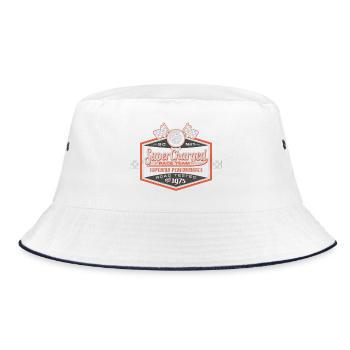 Super Charged - Bucket Hat - white/navy - Front