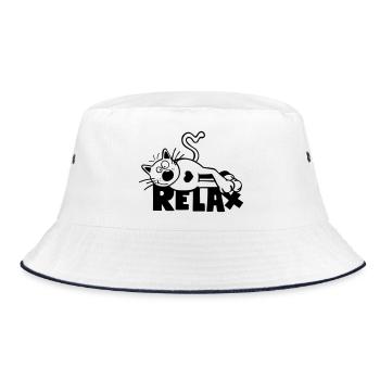 Relax Chat - Bob - blanc/marine - Devant