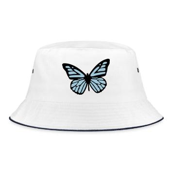 butterfly - papillon - Bob - blanc/marine - Devant