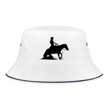 Equitation Western Equestre - Reining - Bob - blanc/marine - Devant