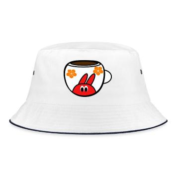 coffee time - Bob - blanc/marine - Devant