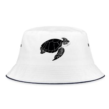 Tortue Noir & Blanc - Bob - blanc/marine - Devant