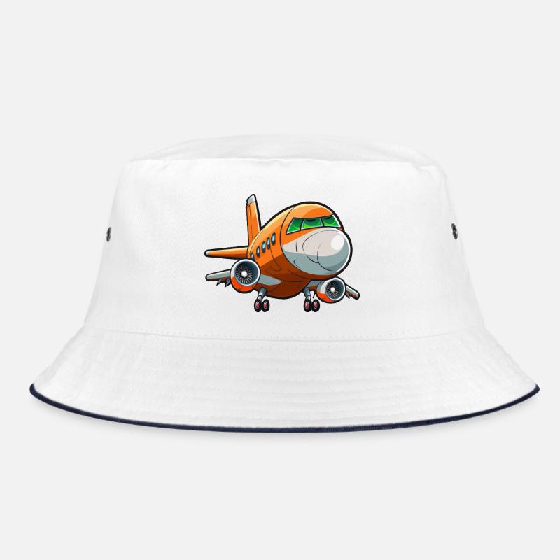 Comic Jet Plane Bucket Hat
