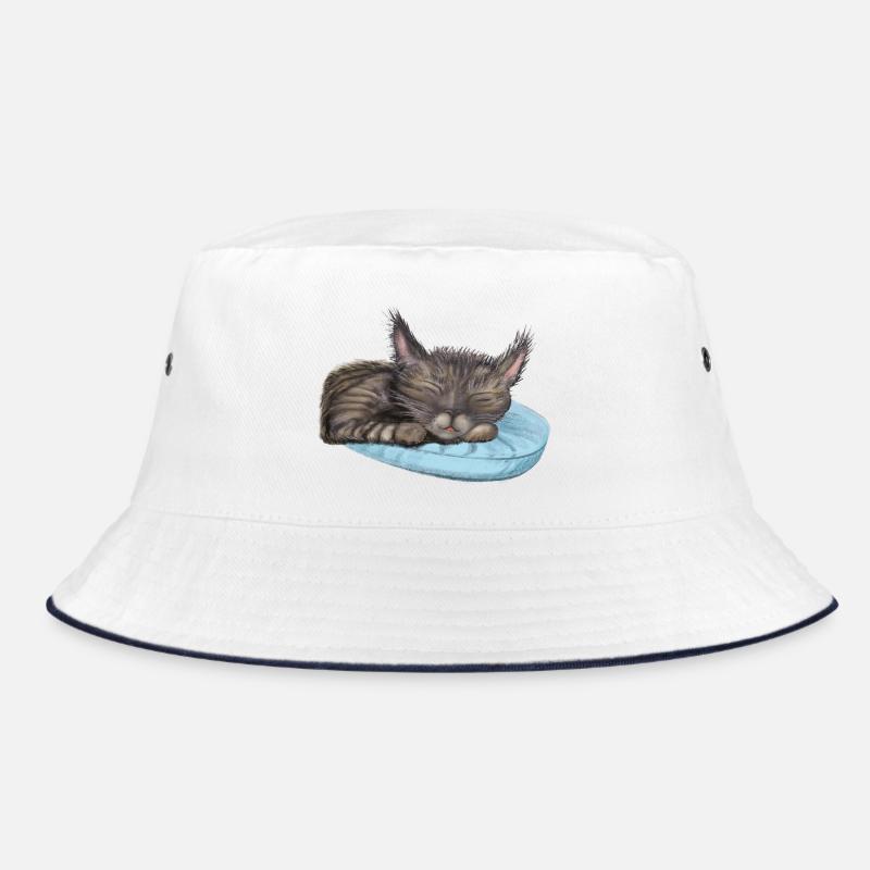 Sleeping Cat Bucket Hat