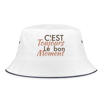 c'est toujour lr bon moment - Bob - blanc/marine - Devant