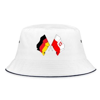 Drapeau de l’Allemagne et drapeau de la Pologne - Bob - blanc/marine - Devant