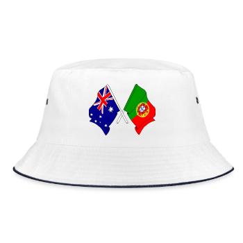 Drapeau de l’Australie et drapeau du Portugal - Bob - blanc/marine - Devant