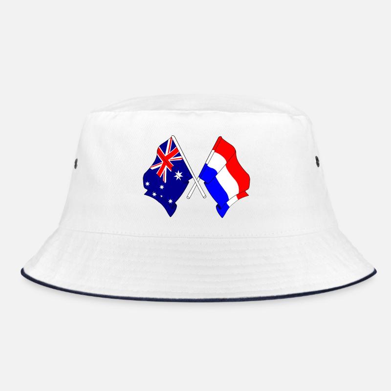 Drapeau de l’Australie et drapeau des Pays-Bas Bob
