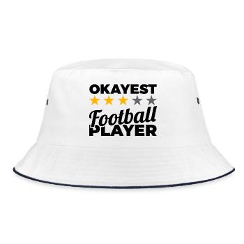 Joueur de football moyen - Bob - blanc/marine - Devant