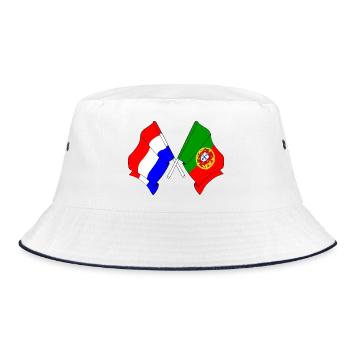 Drapeau des Pays-Bas et drapeau du Portugal - Bob - blanc/marine - Devant