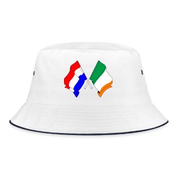 Drapeau des Pays-Bas et drapeau de l’Irlande - Bob - blanc/marine - Devant