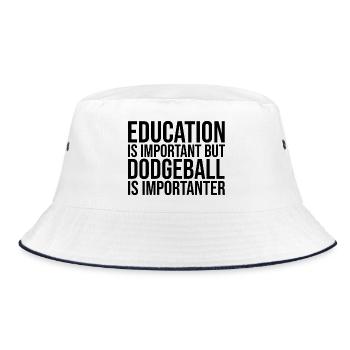 Ball-prisonnier - Bob - blanc/marine - Devant