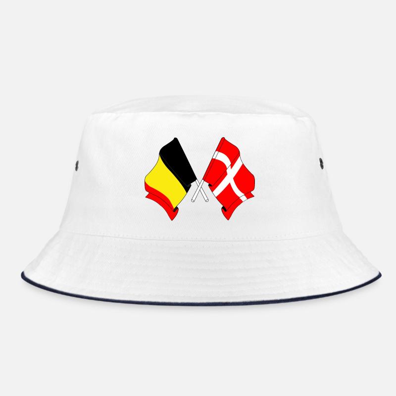 Drapeau de la Belgique et drapeau du Danemark Bob