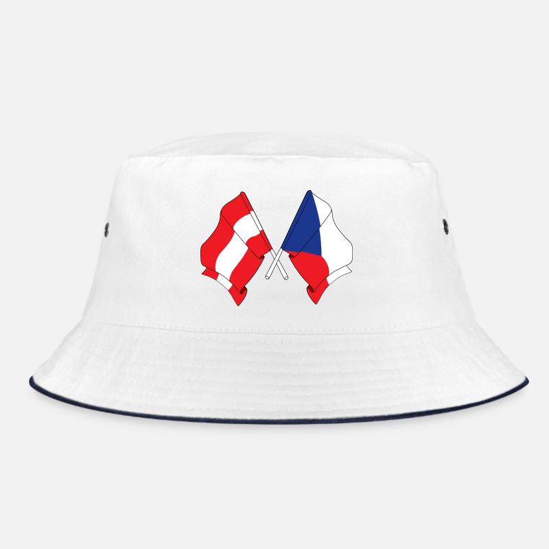 Drapeau Autriche, drapeau République tchèque Bob