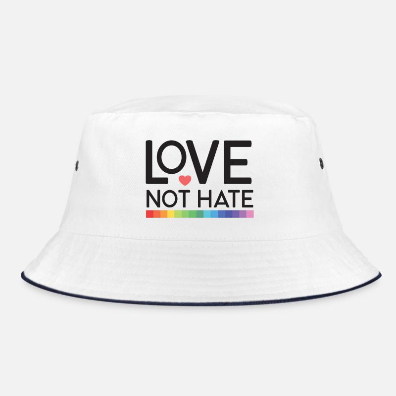 LGBT Pride Month - Liebe statt Hass Bucket Hat