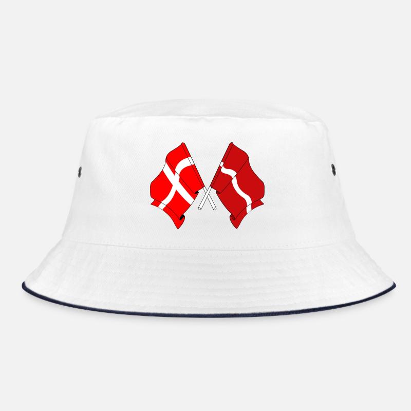 Drapeau Danemark, drapeau Lettonie Bob