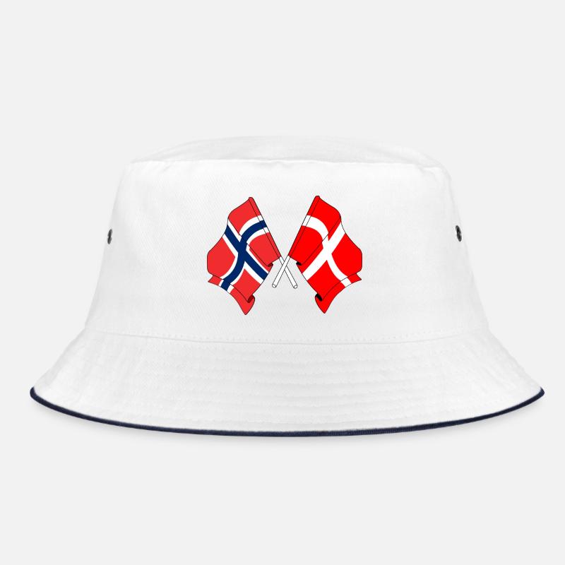 Drapeau de la Norvège, drapeau du Danemark Bob