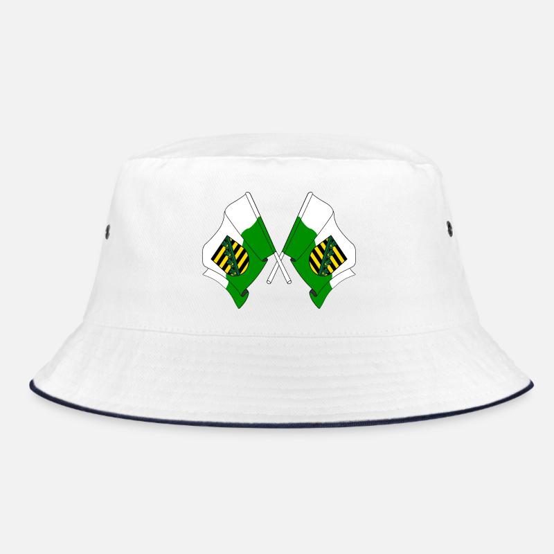 Two flags Saxony Bucket Hat