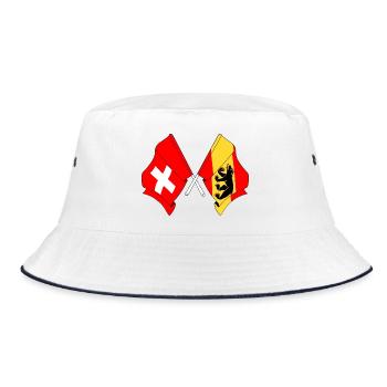 Drapeau Suisse drapeau Berne - Bob - blanc/marine - Devant