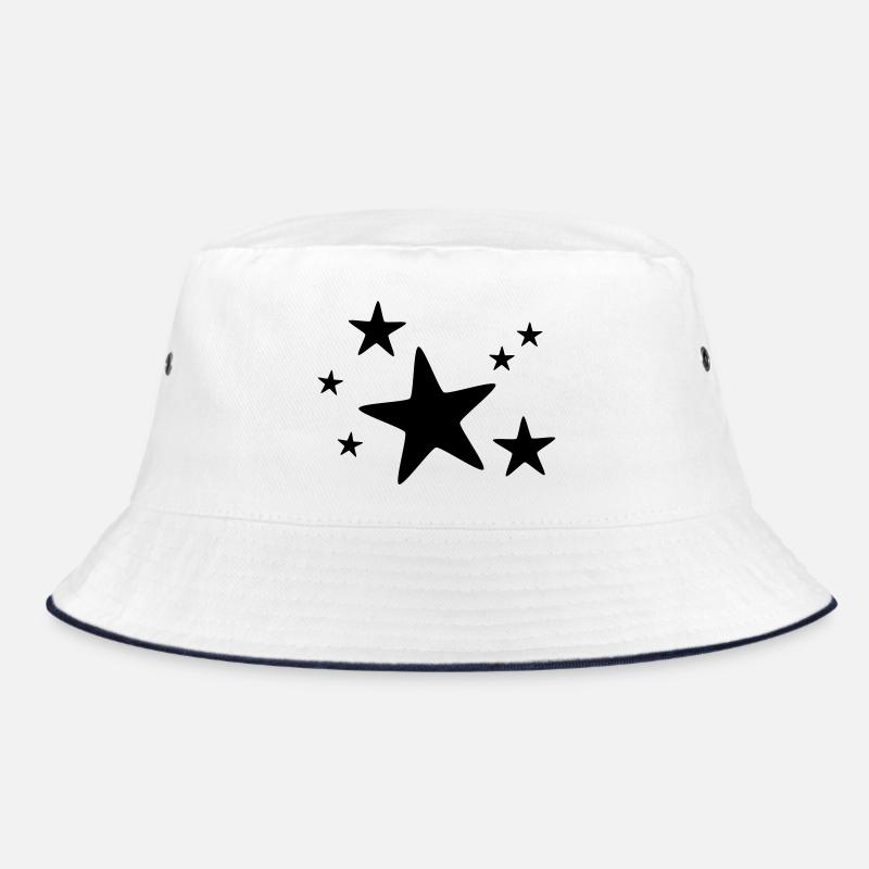 Sternengruppe einfarbig Bucket Hat