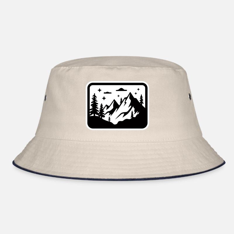 Berg Schwarz Bucket Hat