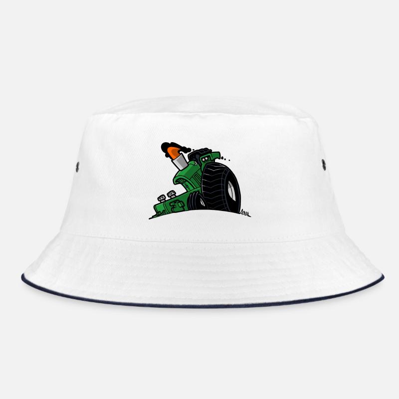 1292 DRAWSMALL GRÜN Bucket Hat