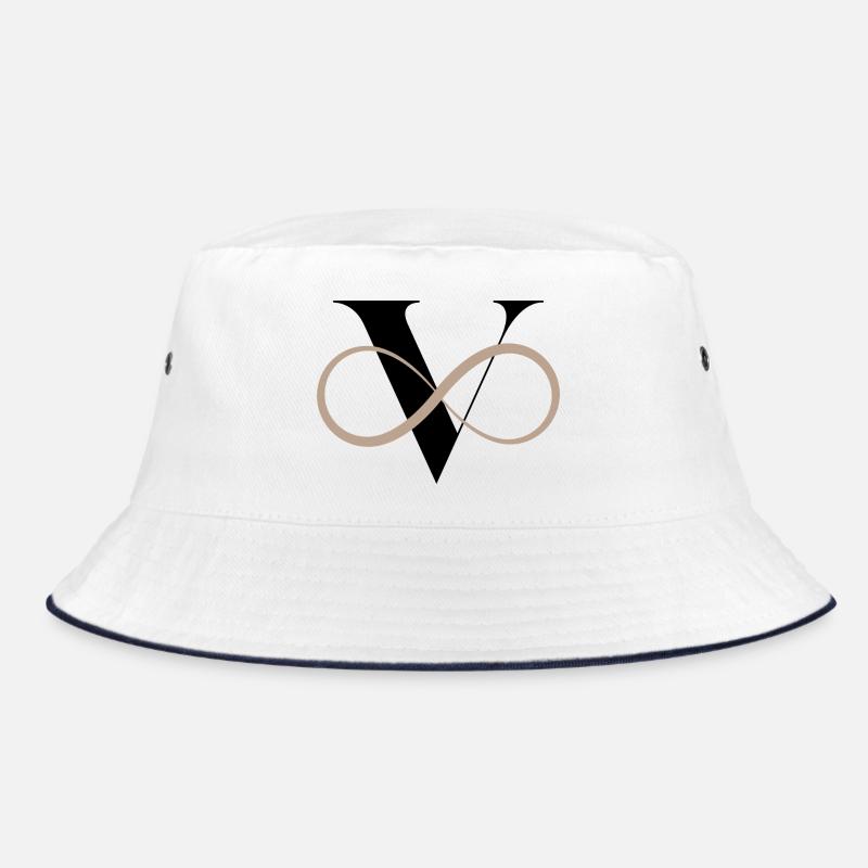 Unendlicher Buchstabe V Bucket Hat