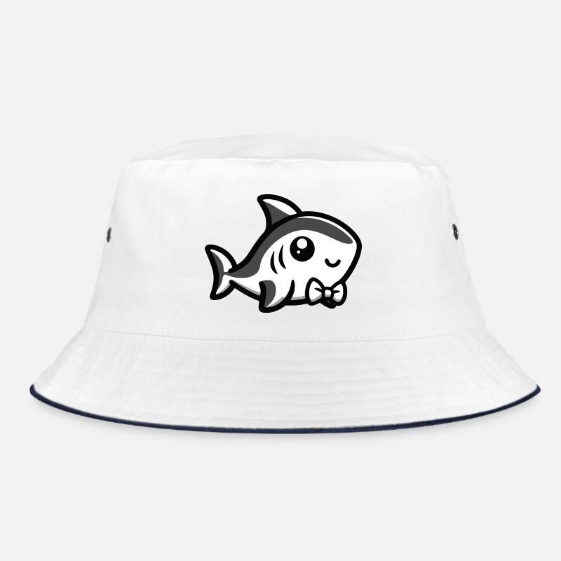 Cute shark with bow tie Bucket Hat