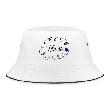anniversary. Anniversary Decade. humor. funny - Bucket Hat - white/navy - Front