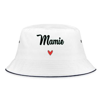 GRANNY. MOM. GRANDMA. MOTHER'S DAY - Bucket Hat - white/navy - Front