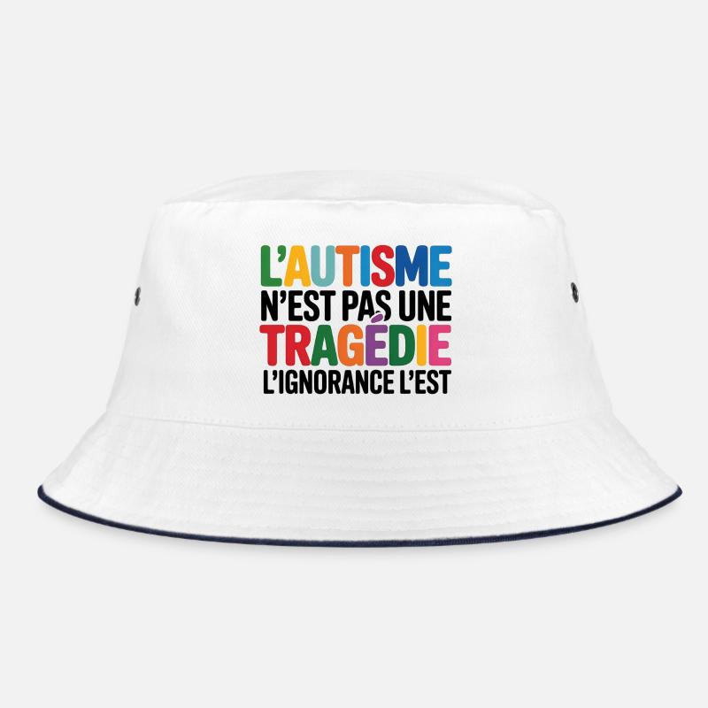 Autism is not a tragedy Bucket Hat
