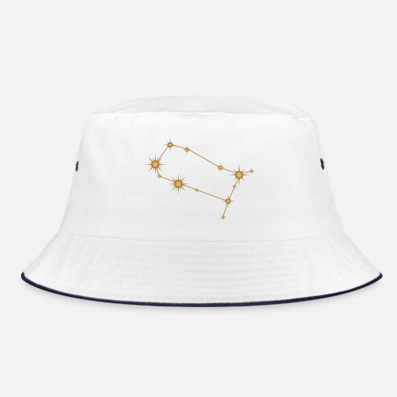 Constellation d’étoiles Gémeaux Signe de naissance Doré Bob