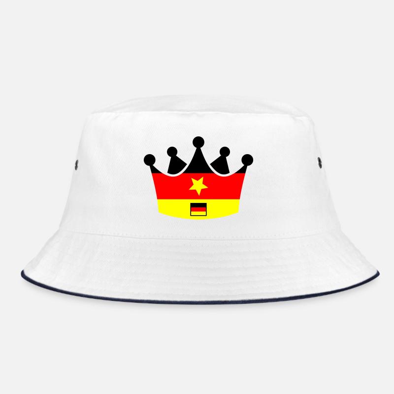 Couronne allemande - Bob - blanc/marine