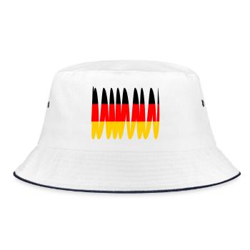 Drapeau de l’Allemagne - Bob - blanc/marine - Devant