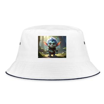 Troll de la forêt bleue dans la forêt de lune - Bob - blanc/marine - Devant