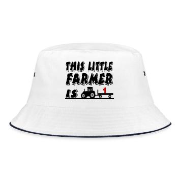 Bauer - Bucket Hat - Weiß/Navy - Vorne