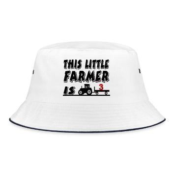 Bauer - Bucket Hat - Weiß/Navy - Vorne