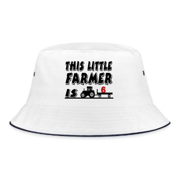 Bauer - Bucket Hat - Weiß/Navy - Vorne