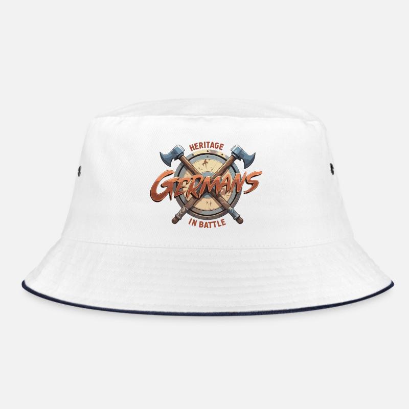 Germans Kampf Schild Grafik Bucket Hat