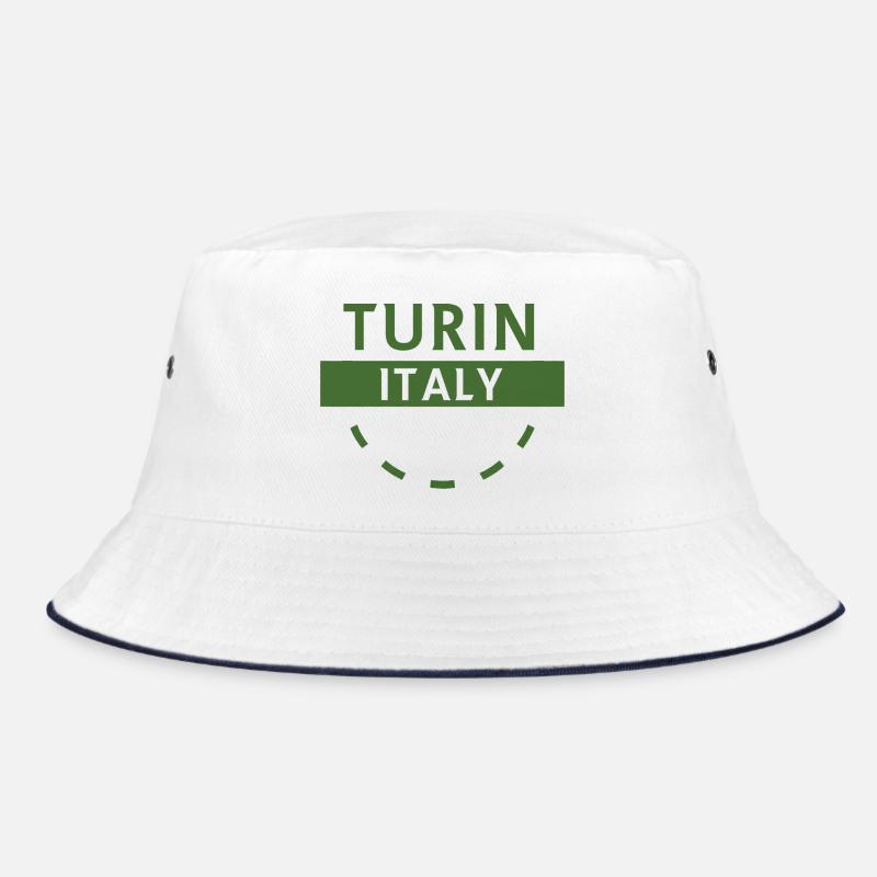 Turin Italy Emblem Bucket Hat