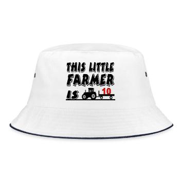 Bauer - Bucket Hat - Weiß/Navy - Vorne