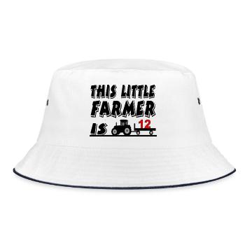 Bauer - Bucket Hat - Weiß/Navy - Vorne