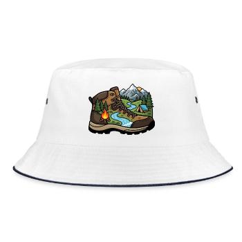 Botte d'Aventure en Campement - Bob - blanc/marine - Devant
